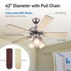 Commercial Cool 42 Ceiling Fan 5-Blade With Pull Chain And Light Kit CCF45P10